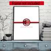 Ac Milan 5D Diy Diamond Paintings Mosaic Wall Round Diamond Art Painting Kits Embroidery Crystal Accessories Frameless