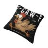 Y2K Home Funny F-Caw-F Chicken FCAWFDecoration Pillowcases Stuff Pillow Covers Zipper Multi-Size