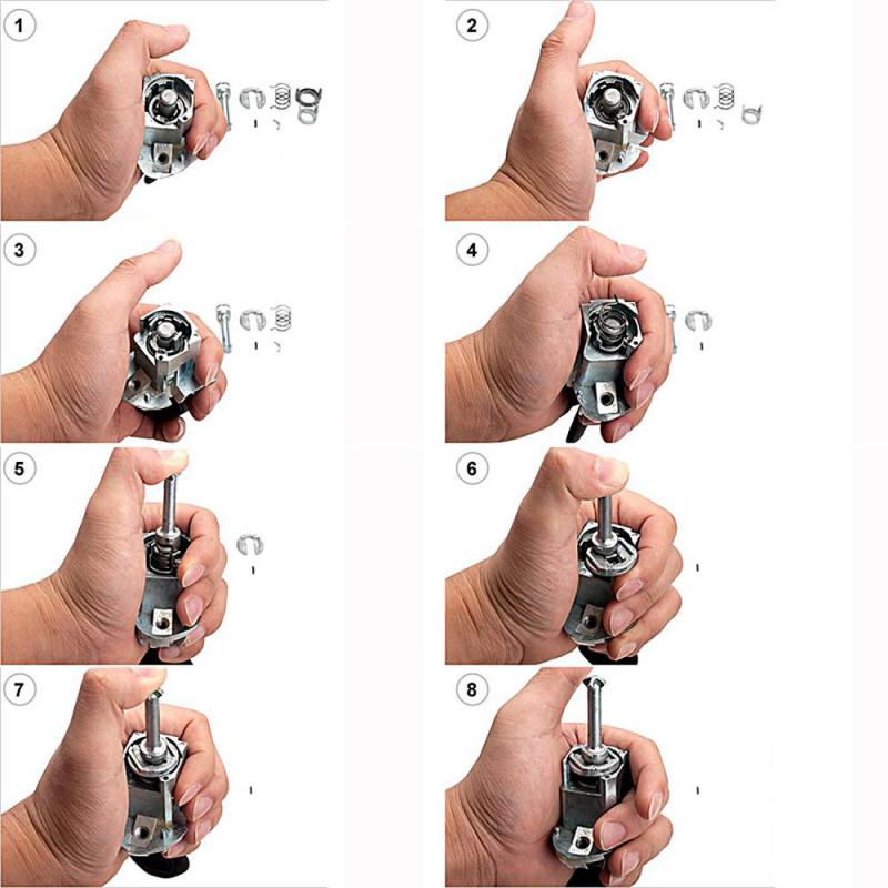 1~5 Set Metal Door Lock Cylinder Barrel Repair Kit Front L/R Side For BMW 3 Series E46 328i 320 323 325 328 330 M3 1998-2005