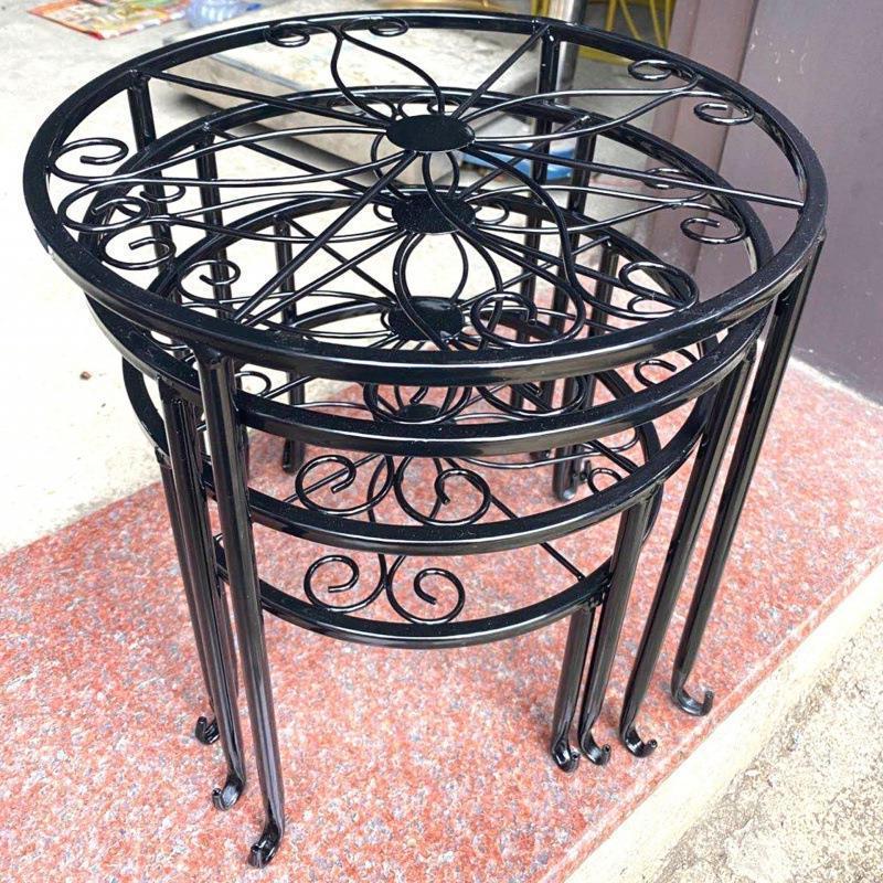 Tall Plant Stand Metal Flower Pot Holder Heavy Duty Cast Iron Plant Stand, Tall Vintage Flower Pot Holder Indoor Outdoor Plant