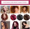 Pack of 4 Satin Hair Caps, Bonnet Sleep Cap, Sleeping Cap, Reusable Satin Bonnet, Elastic Hair Net for Sleeping for Women and Girls