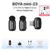 BOYA BOYA mini Wireless Lavalier Microphone for iPhone 15/16 Android USB-C Devices Noise Reduction for Video Recording Streaming