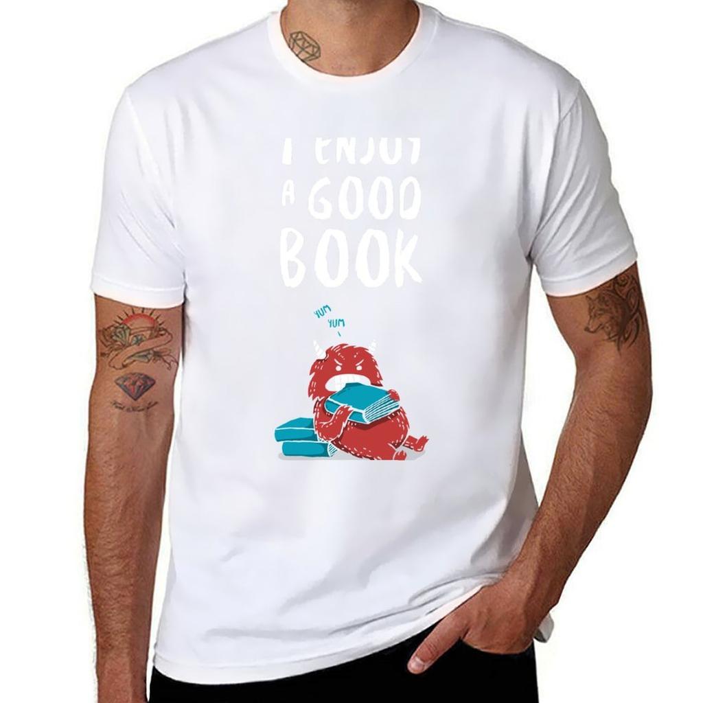 I Enjoy A Good Book Tshirt Work Wear Short Sleeve Tshirt
