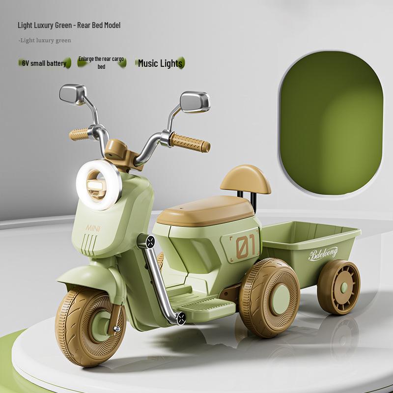 Children's Battery-Powered Electric Tricycle: Ride-On Toy Car with Remote Control for Boys and Girls  