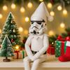 Yousheng Stormtrooper na zápraží Vánoční elfí panenka Sběratelská elfí figurka Dárky do punčochy na Vánoce Dekorace na domácí párty