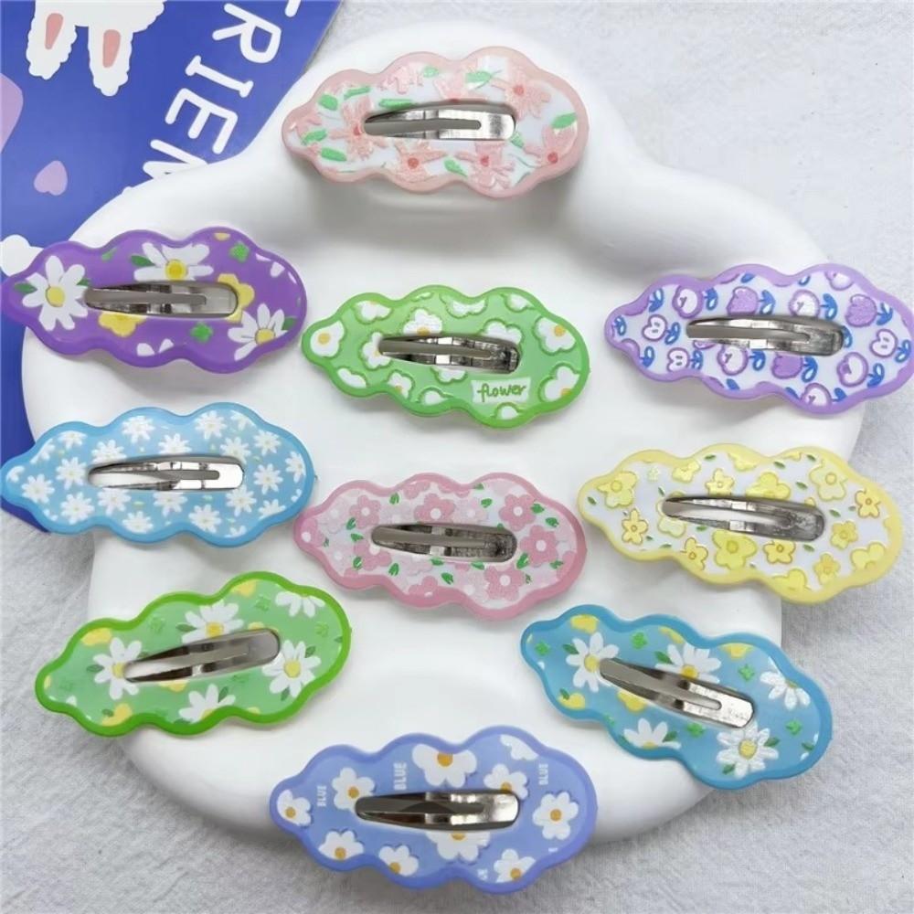 Flower BB Clips Wave Child Hairgrips Fashion Headwear  for Women Girls