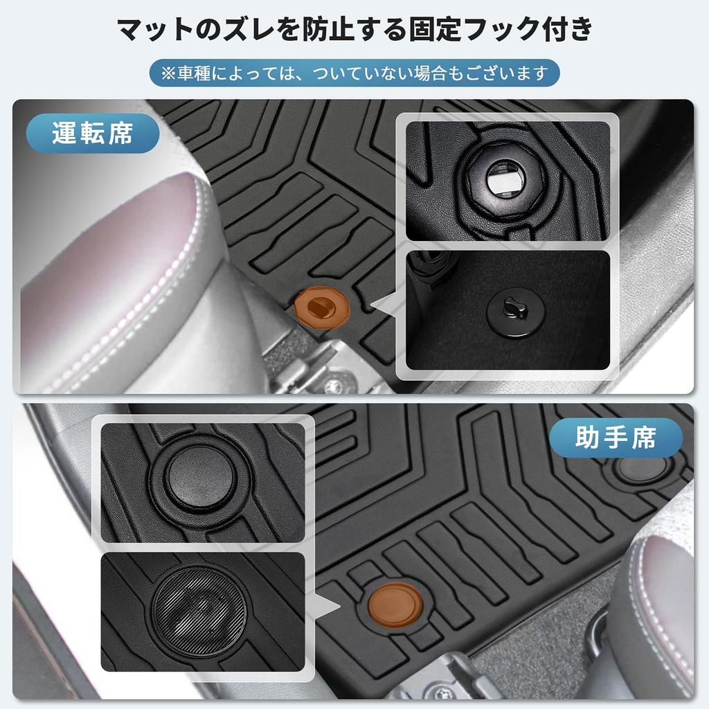 New Yaris Floor Yairs 3D TPE Car Stain Easy To Car 3D Abrasion Waterproof Custom Protective Set Yaris Floor Mats, Vehicle-specific Design, Exclusive,