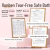 Runben Kids Bubble Shampoo & Body Wash - Peach Leaf (3x550ml)