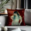 Fashion JJjazmin Beanful Cushion Cover Antidustmite Pillowcase Invisible Zipper Silky Short Plush Sofa Cushion Cover