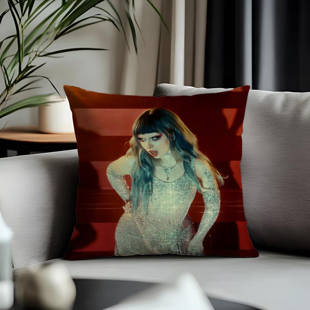 Fashion JJjazmin Beanful Cushion Cover Antidustmite Pillowcase Invisible Zipper Silky Short Plush Sofa Cushion Cover