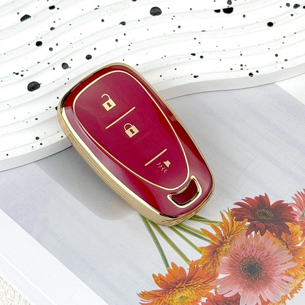 TPU Car Key Fob Cover Case for Chevrolet 2017-2019 Chevy Malibu Camaro Cruze Traverse Sonic Volt Bolt Equinox Spark Blazer Onix