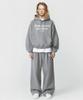 PRINOAR [Fleece Line Option] Statement String One-Pleat Wide Pants - Melange