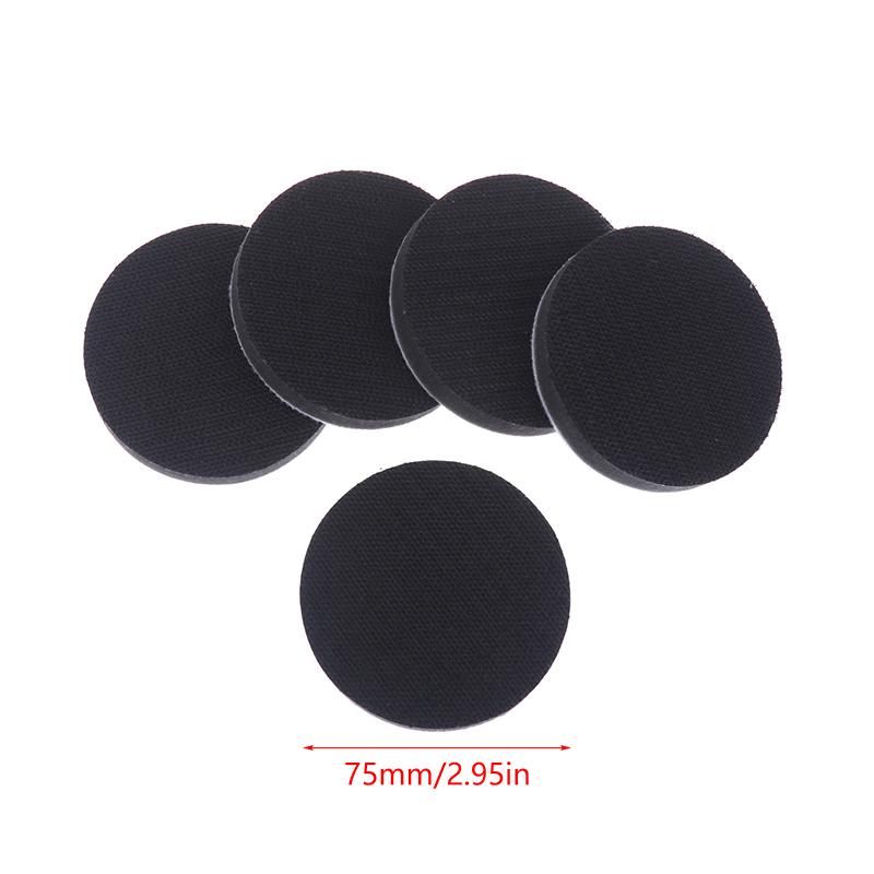 5Pcs 2/3/5 Inch Soft Density Sponge Sanding Pads Interface Pad Polishing Cushion Buffer Backing Pad For Power Tools Accessories