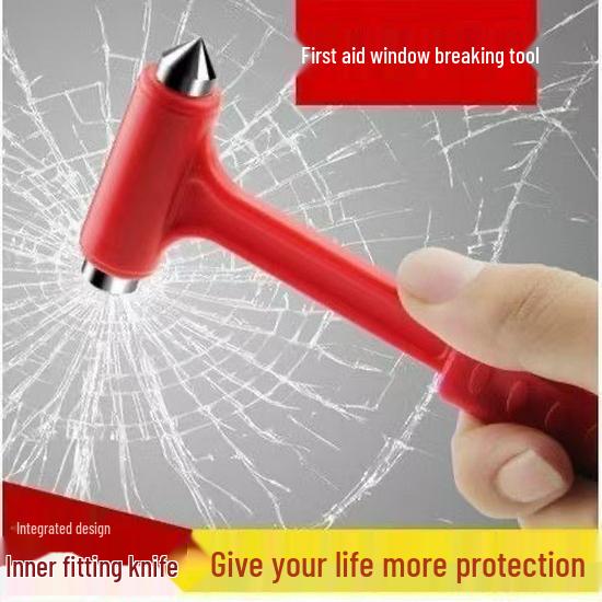 

Портативный аварийный молоток для безопасности автомобиля - Стеклобой и инструмент для эвакуации