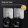 Strong Adhesive Transparent Wall Hook, No-Drilling, Traceless, Load-Bearing Kitchen Hook