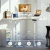 L-Shaped Corner Computer Desk Lifting Computer Desk Gaming Desk Writing Desk Black Lifting Table Suitable For Home Offices