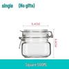 500ML Square Sealed Glass Food Storage Jar