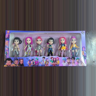 6 Stück/Set Kpop Dämonenjäger Actionfigur Spielzeug Rumi Mira Zoey Figur Puppe für Fans Geschenk Box