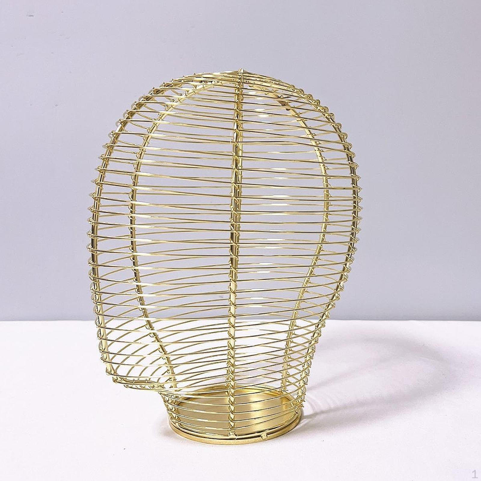 

Металлический держатель для бейсболок, подставка для шляп, настольная подставка для париков для коммерческого использования gold