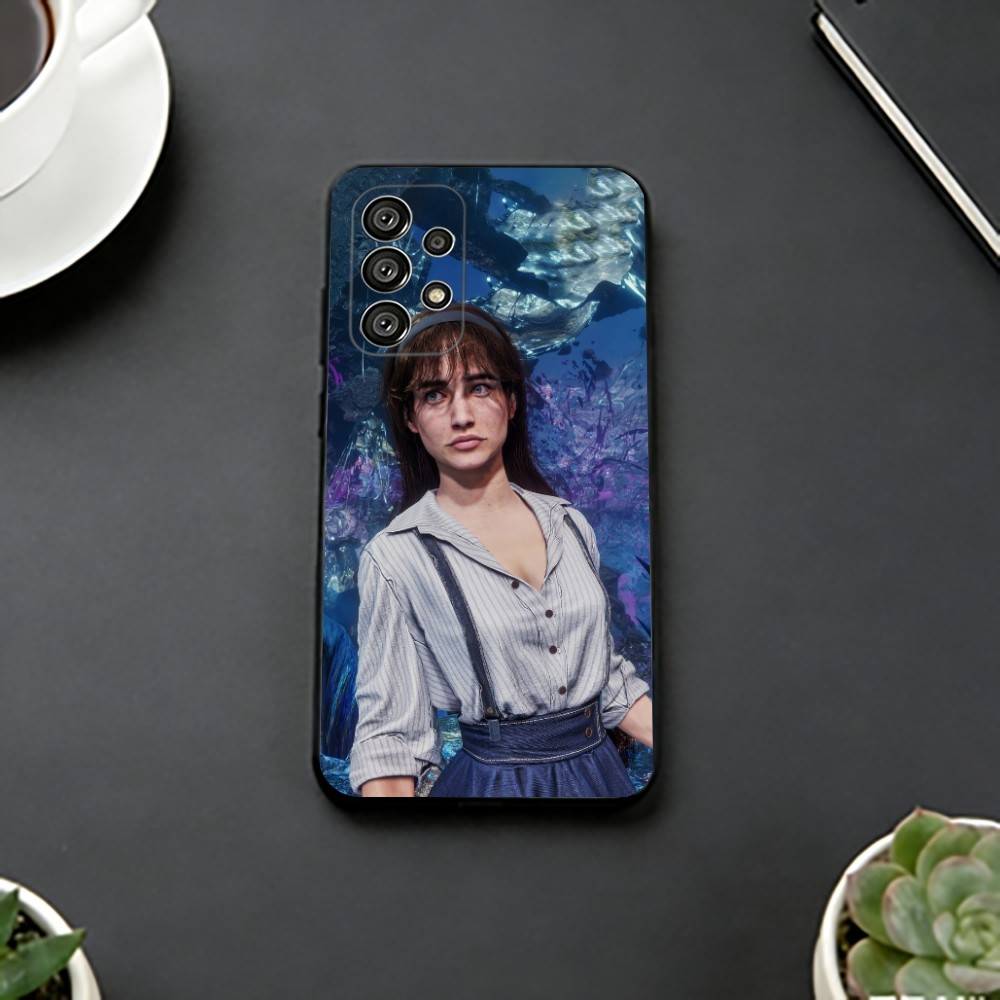 

Game C-Clair Obscur E-Expedition 33 Phone Case Black Silicone Soft For Samsung S25,S24,S21,S22,S23,S30,Ultra,S20,Plus,Fe,Lite Samsung S24fe