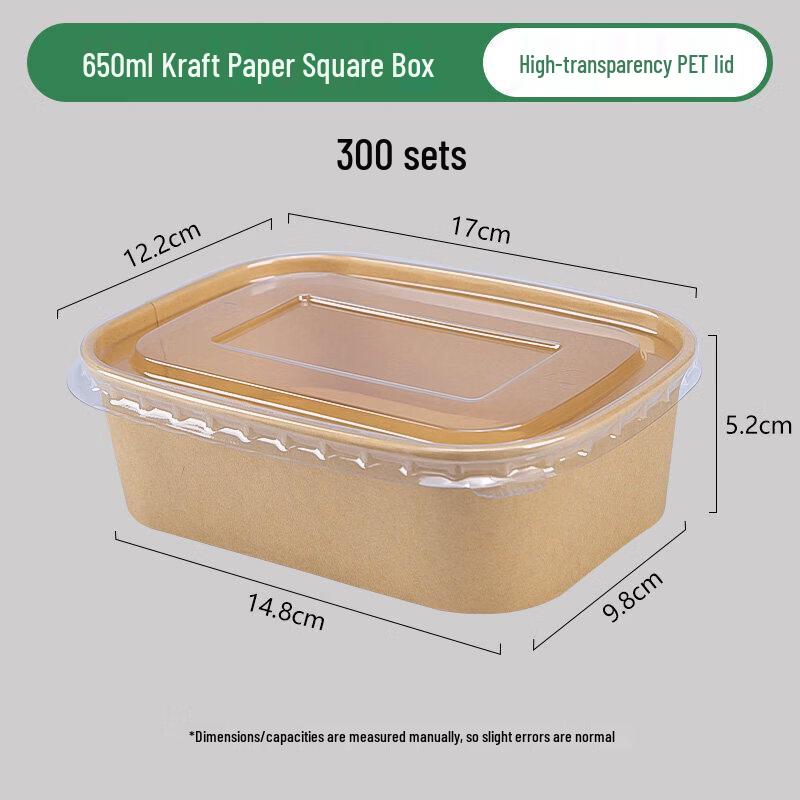 Disposable Kraft Paper Meal Box