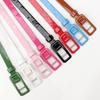No Perforated Patent Leather Buckle Women'S Belt Jeans Dress Decorative Belt Candy-Colored Small Belt
