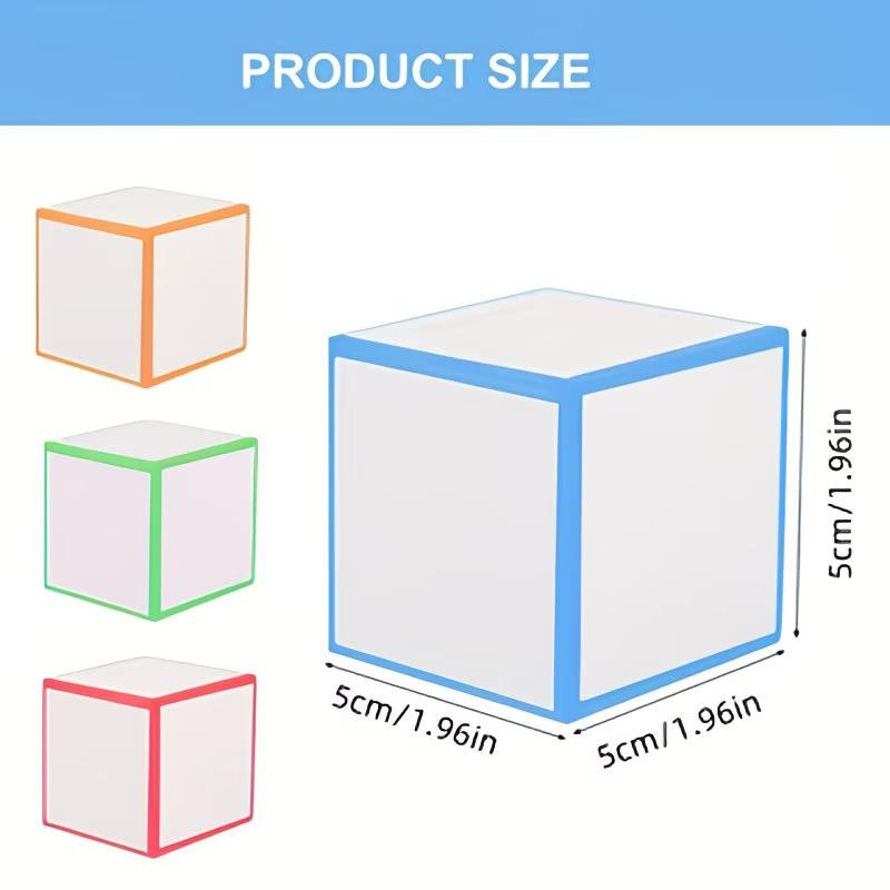 New 1/3/6pcs Reusable Erasable Foam Dice, Compatible With Dry Erase Markers, Blank Additions EVA DIY Toys For Family Party