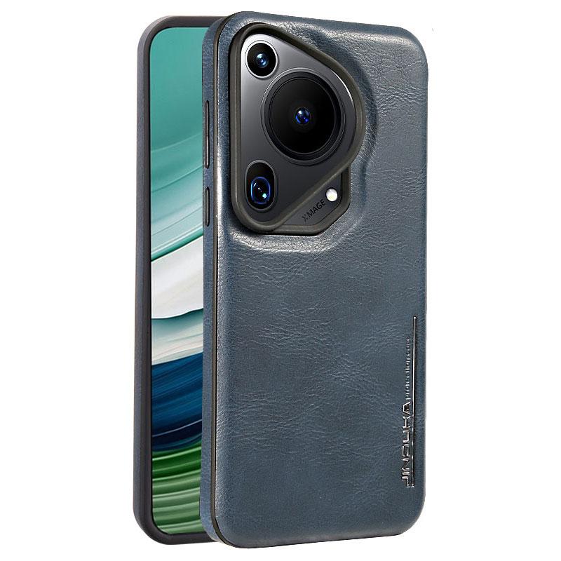 Luxury Magnetic Leather Case For Huawei Pura 70 Ultra Mate 60 Pro Plus Mate 50 40 Pro Camera Bumper Hard Cover Support Car Mount