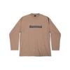 Caps Oversized Long Sleeve T-Shirt 'Khaki' Men's 681046TNVL17761