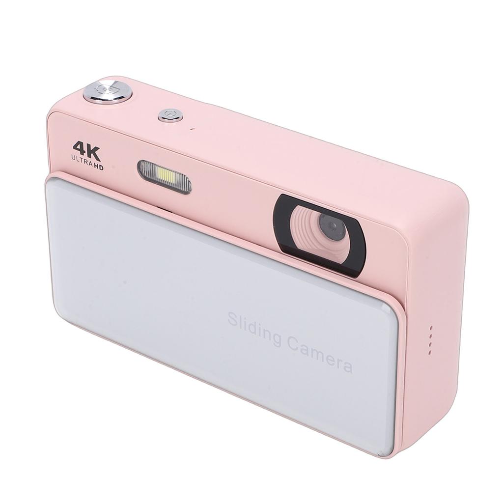 4K Sliding Digital Camera 64MP HD Auto   16X Digital Zoom Retro Students Camera with 2.8 Inch Screen for Travel Photography