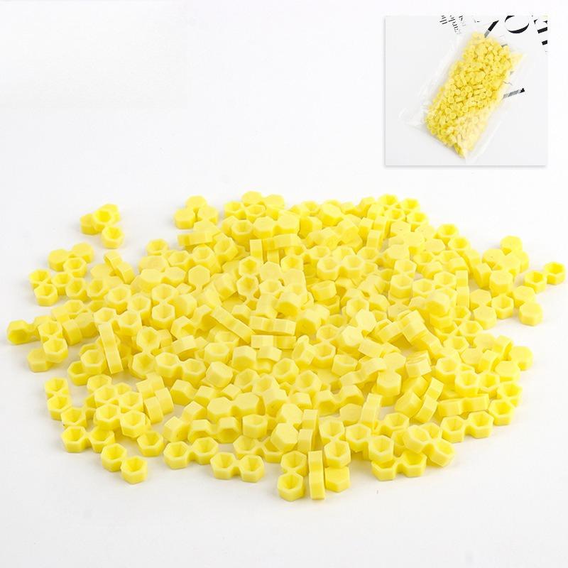 200Pcs Eyelash Extension Glue Cup, Diamond Cone Shaped Glue Cup, Delay Cup, Two-Hole Auxiliary Tool for Eyelash Extension