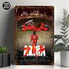 Vintage AKIRA Movie Poster Metal Sign   Retro Wall Art Rustic Decor for Home Bar Cafe Garage Garden Gift F