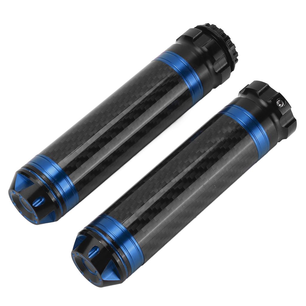 2PCS Motorcycle Handle Bar Grip Cover Carbon Fiber Corrosion Resistant Waterproof Universal for