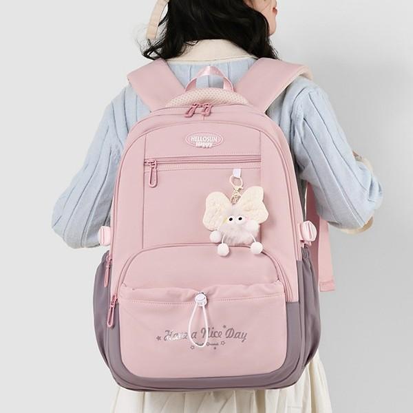 Schoolbag College Style High Value Japanese School Bag Female Fourth-Sixth Grade Junior High School Students Large Capacity Lightweight Large Capacity