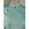 "Streamer Green" long green ancient full-open cheongsam 1011 summer new retro Republic of China style