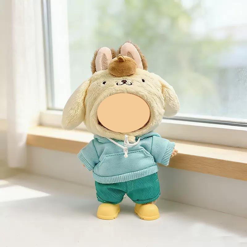 [Cloth Only] Fashionable Clothes Set for Plush Doll , Cute Cartoon Suit(Polyester/Cotton).
