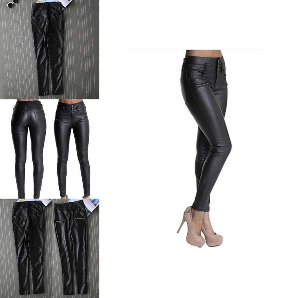 Womens Sexy Fashion Faux Leather Tight Pants With Premium Quality And Timeless Appeal