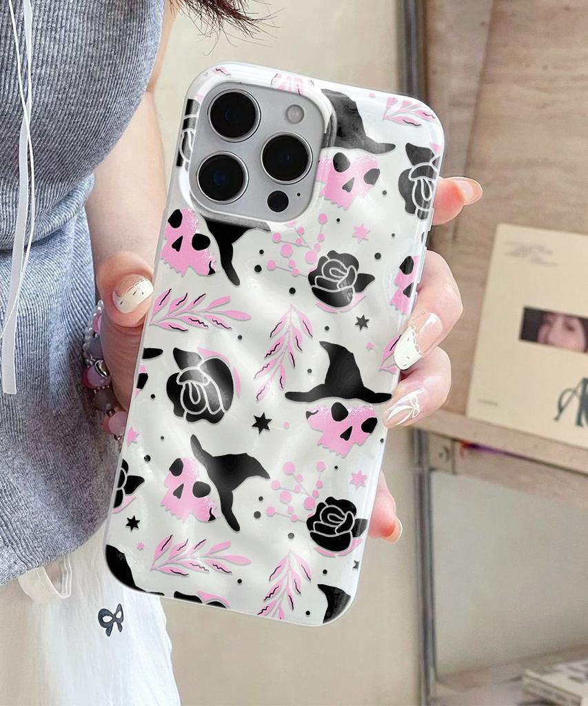 Halloween Cartoon Pumpkin Phone Case For iPhone 17 Air 16 15 14 13 12 11 Pro Max Shockproof Soft Cover Fundas