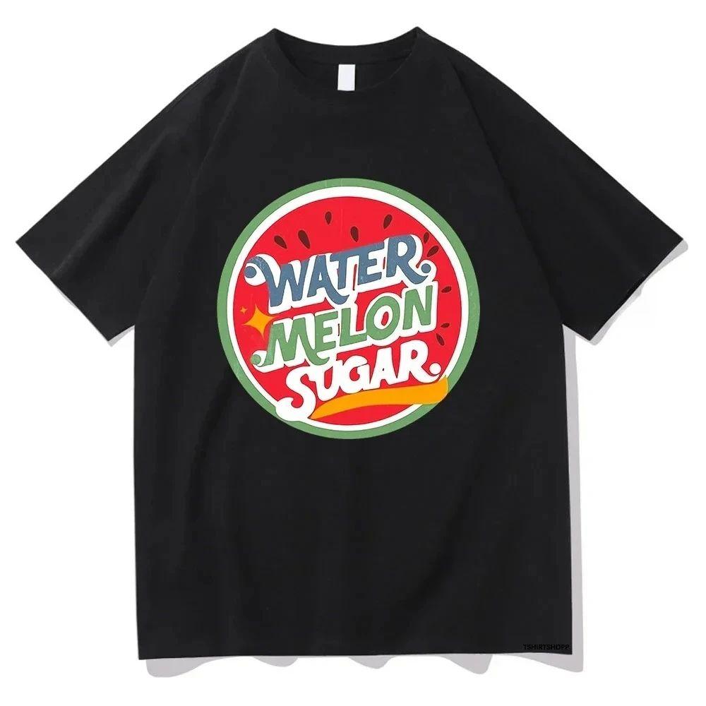 Korea Style Aesthetic Y2k Clothing Funny Streetwear Vintage Twinkling Watermelon Graphic Tshirt Casual Loose Tops Unisex