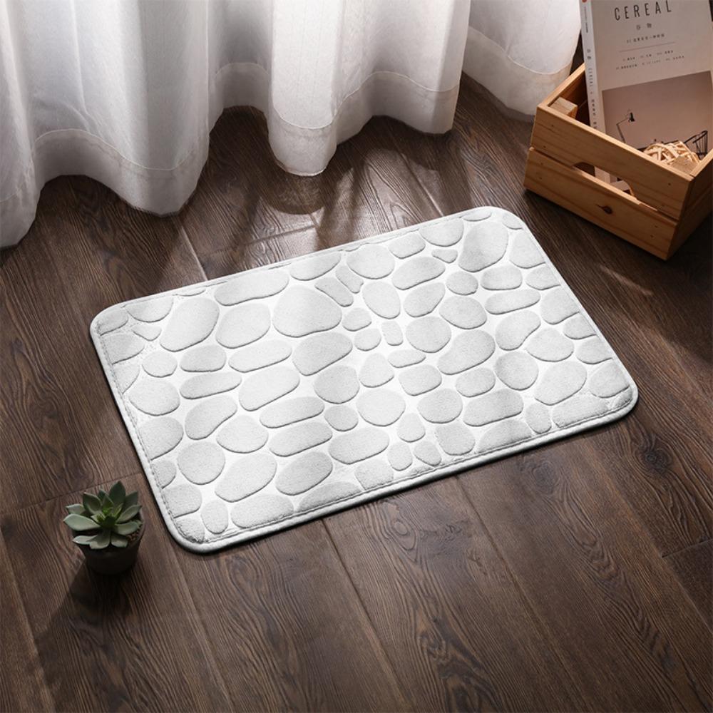Non-slip Bathroom Bath Mat Non-slip Carpets In Wash Basin Bathtub Side Floor Rug Shower Room Doormat Memory Foam 3D Pad