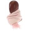 LOUIS VUITTON  M90894 Scarf white/Rose claire cashmere Women