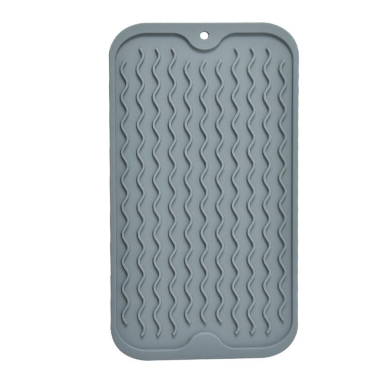 

Силиконовый коврик для сушки Посуда Миска Чашка Нескользящий Термостойкий Коврик Прихватка Подставка для ложки Подставка для слива Подставка на столешницу Кухонный гаджет as shown