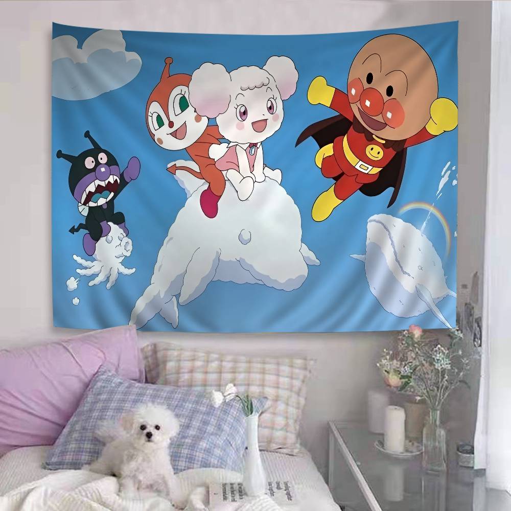 

Anpanman Anime DIY Wall Tapestry For Living Room Home Dorm Decor Wall Art Decor 74x94cm(29x37in)