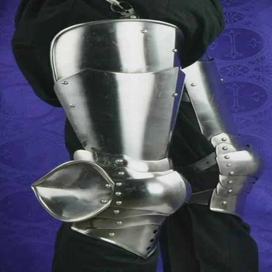 Gotická ochrana nohou Zbrojová sada Středověký rytíř Křižák Sparťanský kostým Dárek