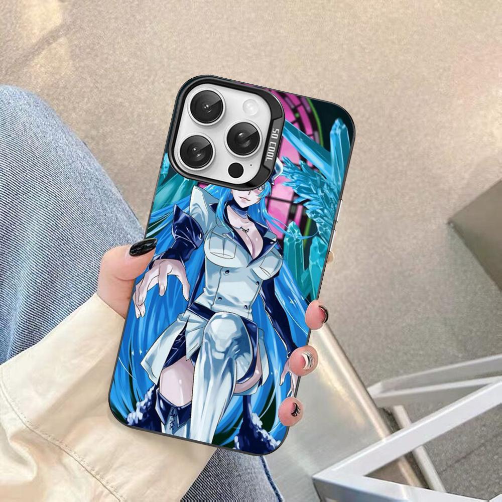 Akame Ga Kill Esdeath Phone Case For IPhone 16 15 14 13 12 11 Pro Max X XR XSMAX 8 7 Plus Matte Shockproof Back Cover