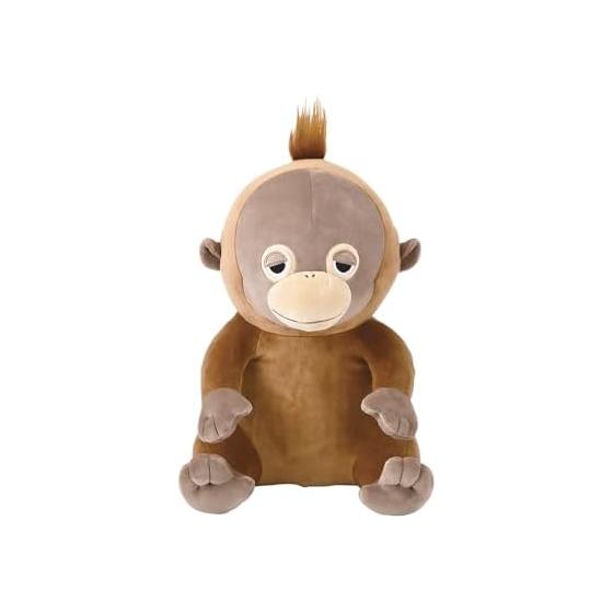 Ribuhaato Sitting Body Pillow Cotton Premium Nemunemu Animals Orangutan Wutan M Size (Total Length Approx. 30cm) Fluffy Chewy 88258-35