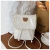 Schoolbag Wholesale Female Sweet College Style Cute Cartoon Bear Mini Backpack Ballet Style Lace Daily Backpack