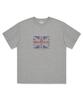 Deomopeuhauseu British Oversized Short Sleeve T-Shirt Gray