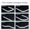 1M Curve Frame Water Stop Strip Ground Block Bathroom Gear Shower Accessory  Toilet Partition