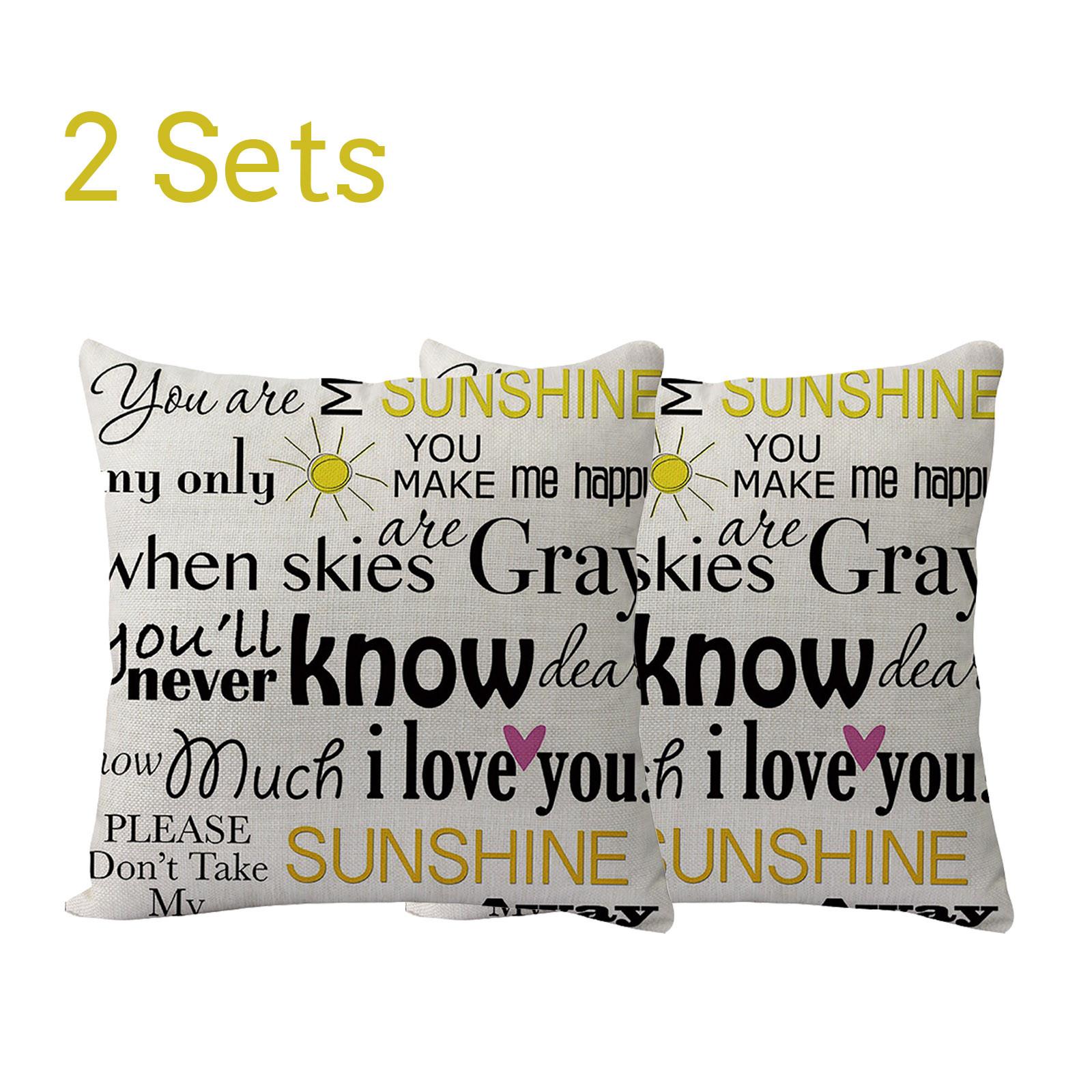 

(SU)День святого Валентина Принт Чехол Полиэстер Диван Автомобильная Подушка Домашний Декор 18x18 дюймов